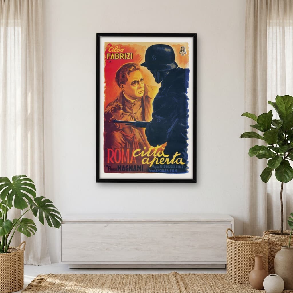 Quadro Decorativo Roma, Cidade Aberta