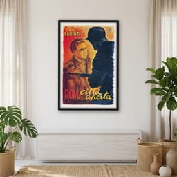 Quadro Decorativo Roma, Cidade Aberta