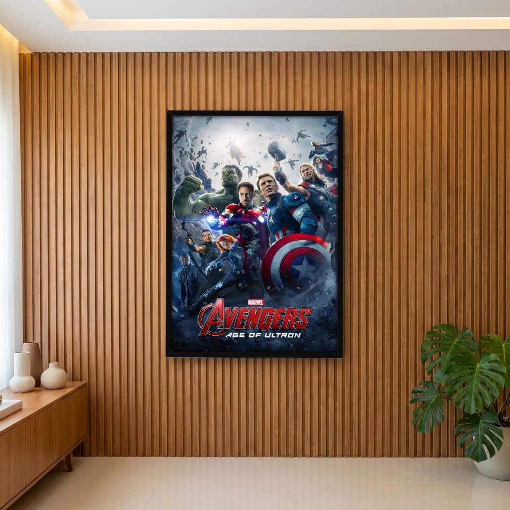 Quadro Decorativo Vingadores: Era de Ultron