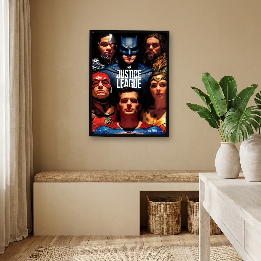 Quadro Decorativo Liga da Justiça - Part 1 - Oficial