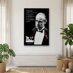 Quadro Decorativo O Poderoso Chefão - Frase