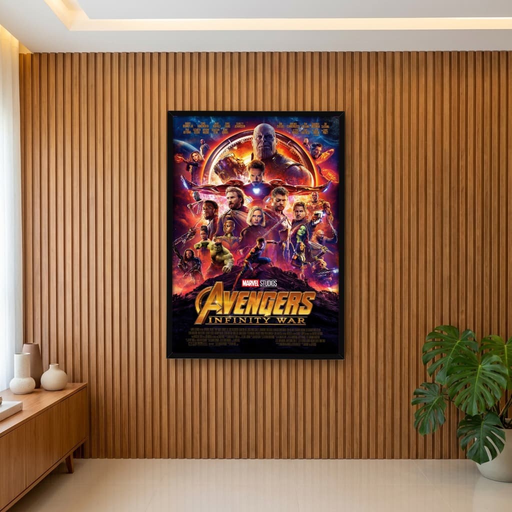 Quadro Decorativo Vingadores - Guerra Infinita