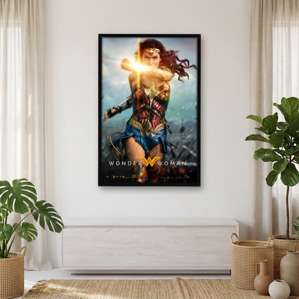 Quadro Decorativo Mulher-Maravilha - Opção 2