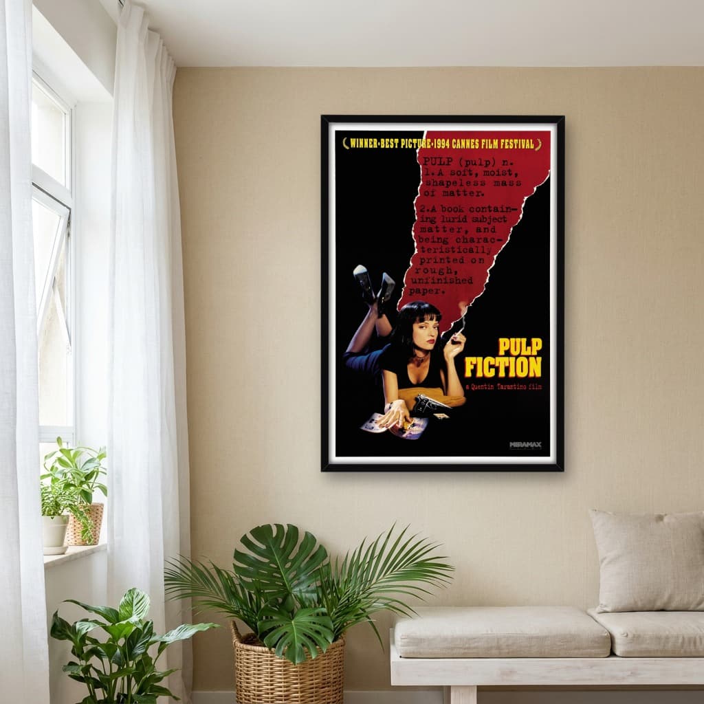 Quadro Decorativo Pulp Fiction - Tempo de Violência
