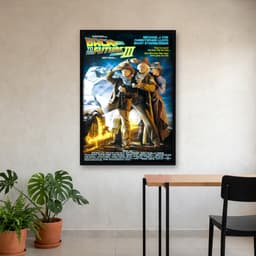 Quadro Decorativo De Volta para o Futuro Parte III