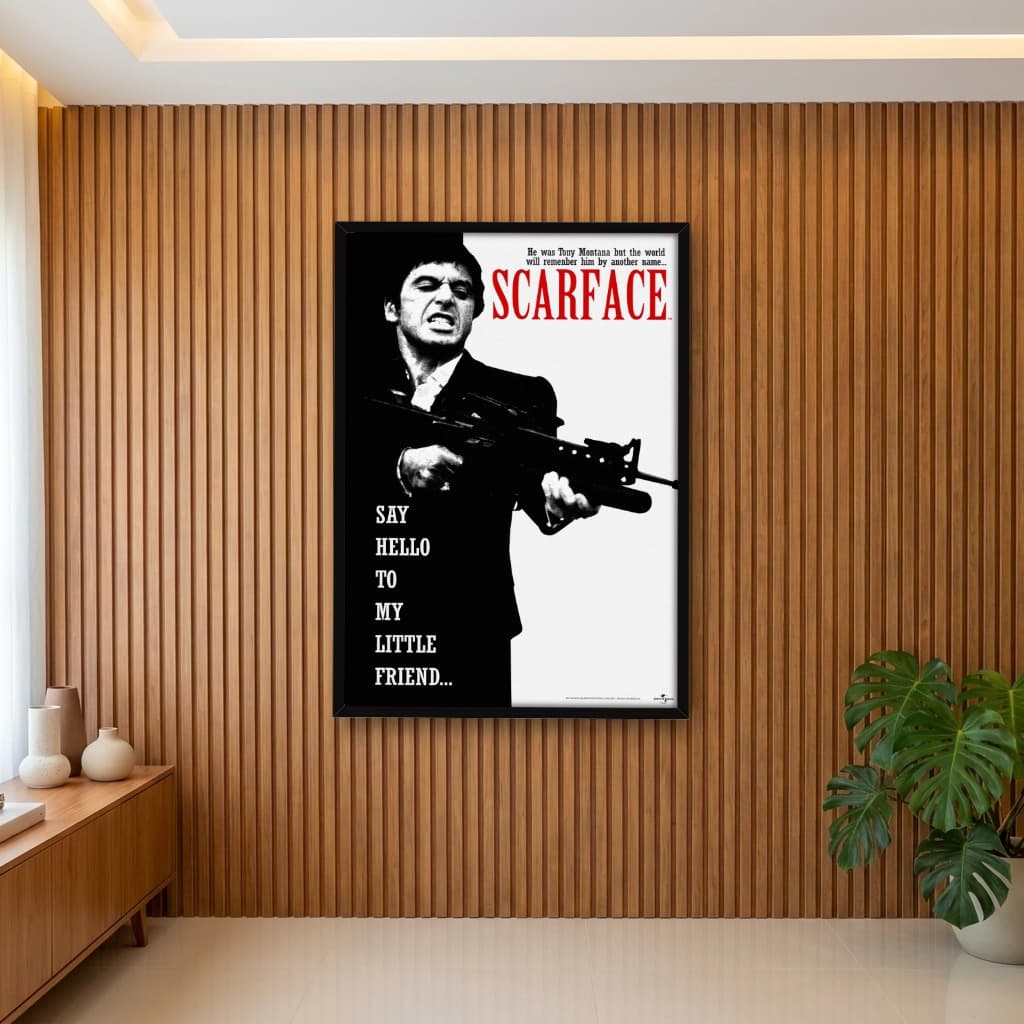Quadro Decorativo Scarface - Say Hello to My Little Friend
