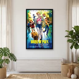 Quadro Decorativo Aves de Rapina - Arlequina e sua Emancipação Fantabulosa