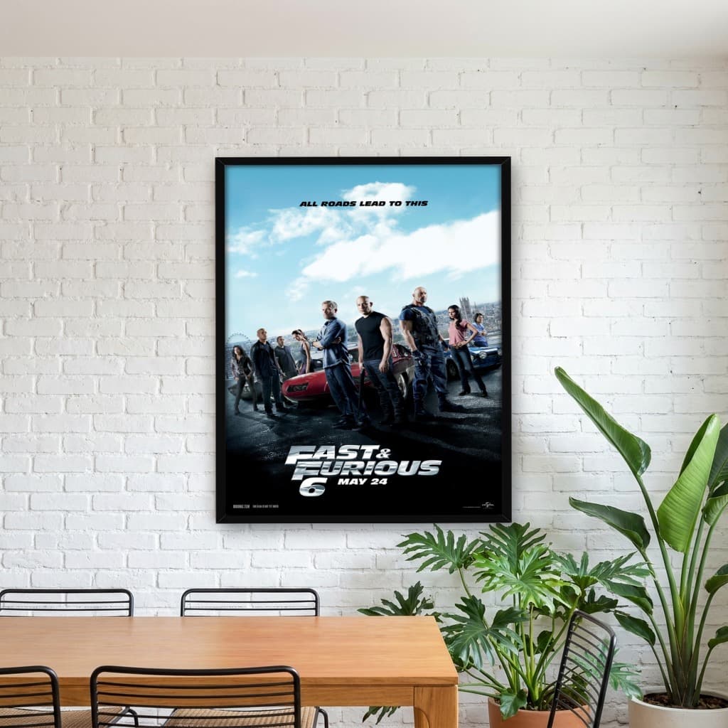 Quadro Decorativo Velozes e Furiosos 6