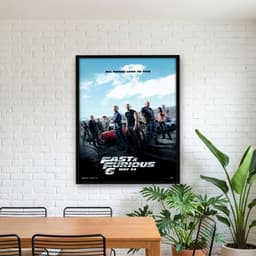 Quadro Decorativo Velozes e Furiosos 6