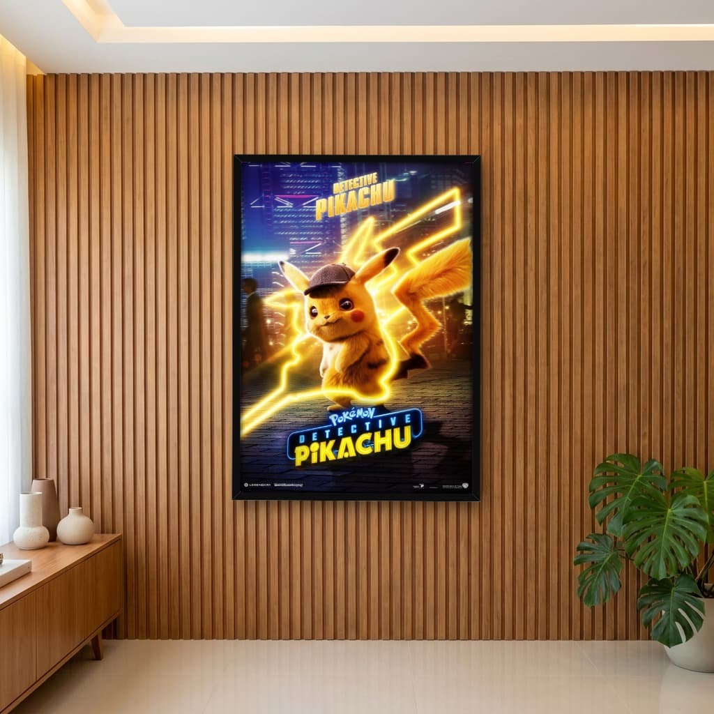 Quadro Decorativo Pokémon: Detetive Pikachu