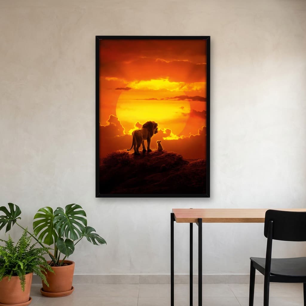 Quadro Decorativo O Rei Leão - Arte
