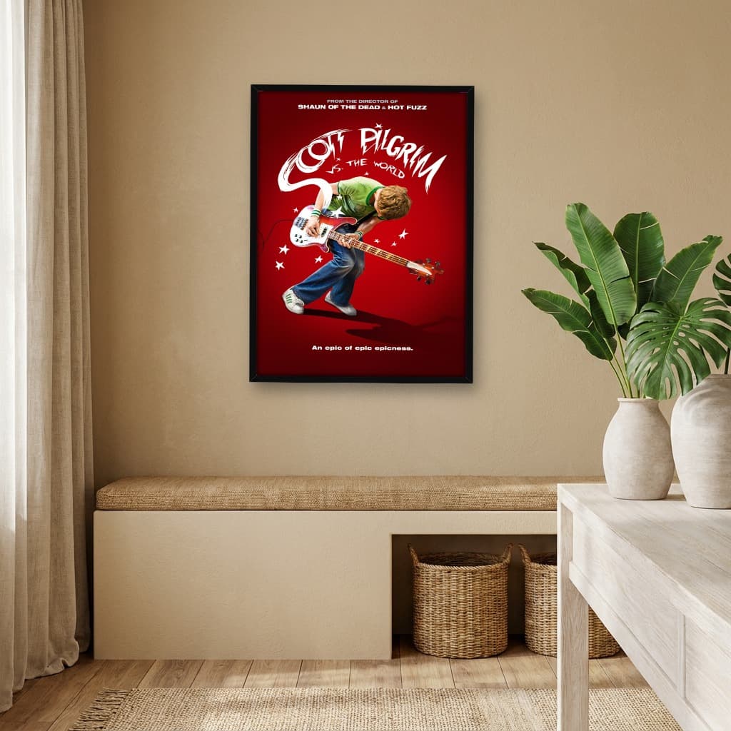 Quadro Decorativo Scott Pilgrim Contra o Mundo