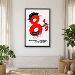Quadro Decorativo Fellini Oito e Meio