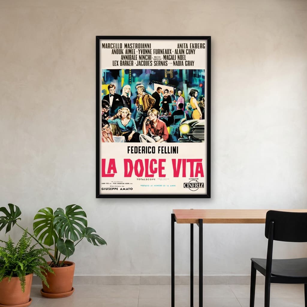 Quadro Decorativo A Doce Vida