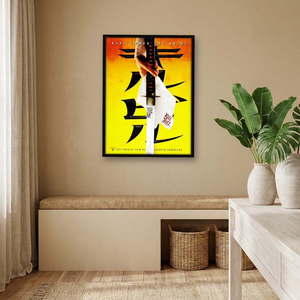 Quadro Decorativo Kill Bill: Volume 1 - Lenço e Espada