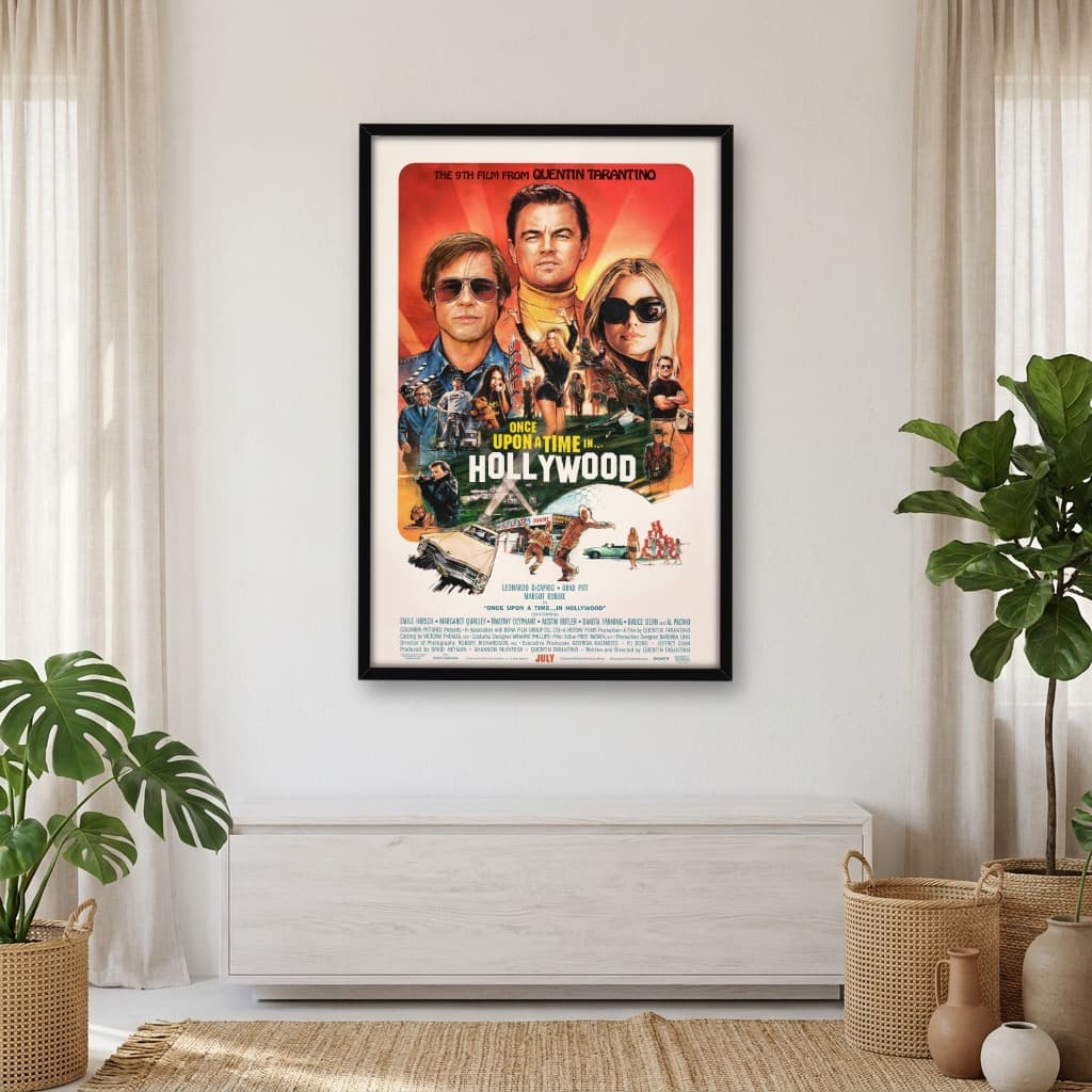 Quadro Decorativo Era Uma Vez Em... Hollywood