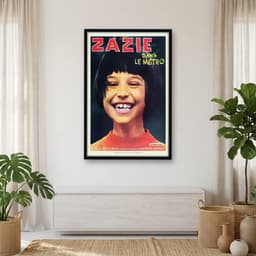 Quadro Decorativo Zazie no Metrô