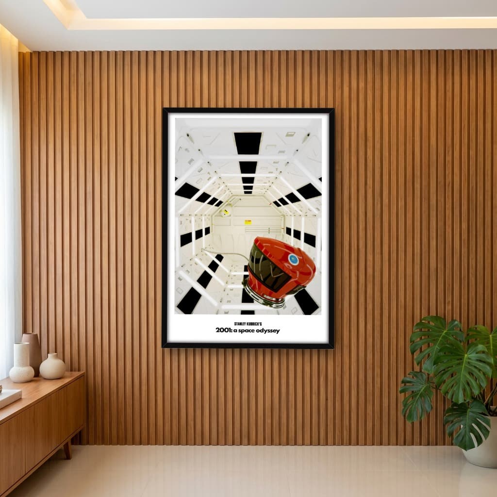 Quadro Decorativo 2001: Uma Odisséia no Espaço - Capacete vermelho