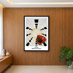 Quadro Decorativo 2001: Uma Odisséia no Espaço - Capacete vermelho