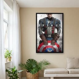 Quadro Decorativo Capitão América: O Primeiro Vingador