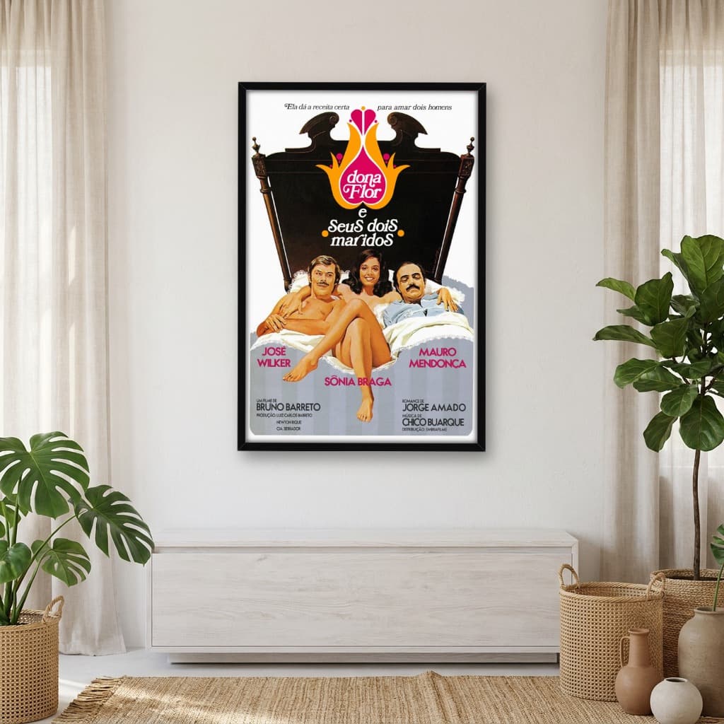 Quadro Decorativo Dona Flor e Seus Dois Maridos