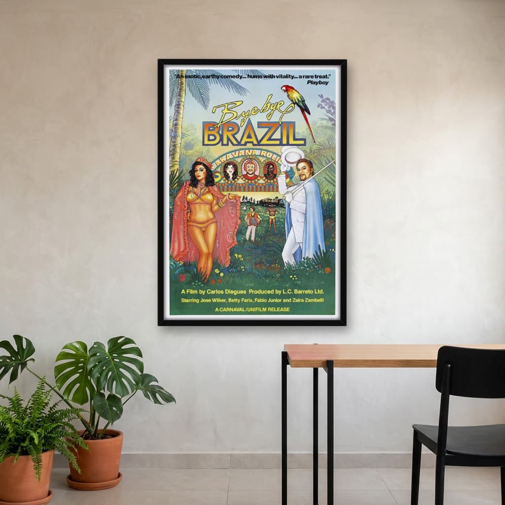 Quadro Decorativo Bye Bye Brasil
