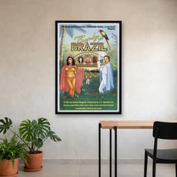 Quadro Decorativo Bye Bye Brasil