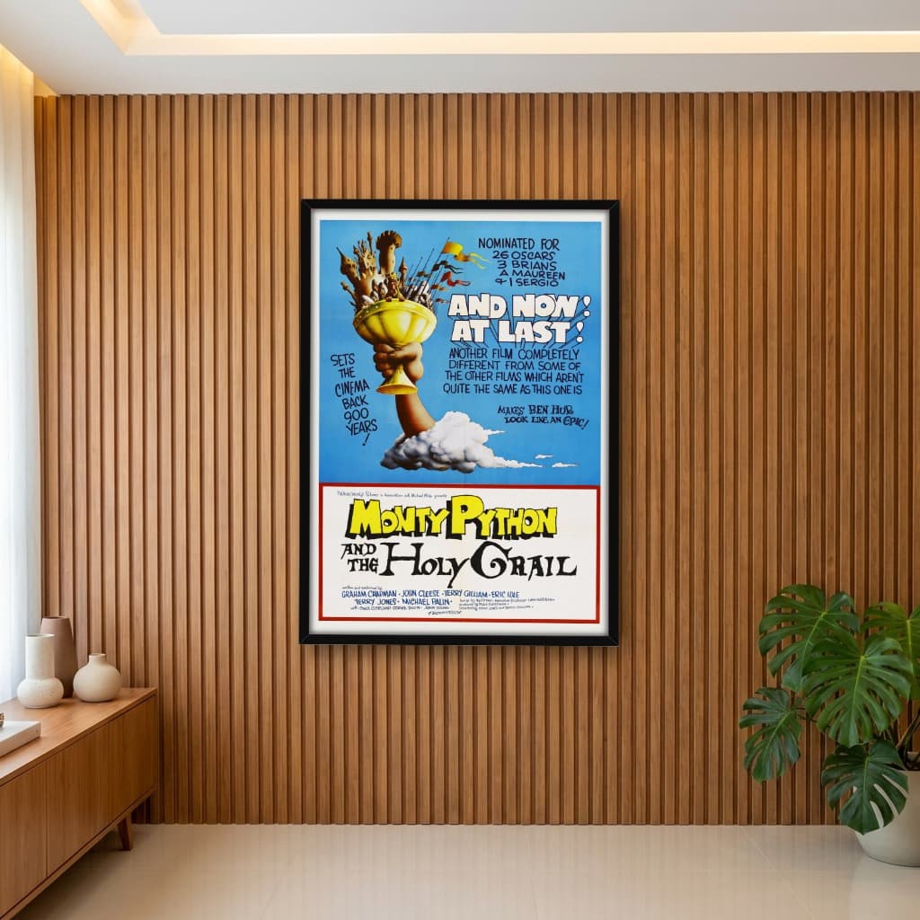 Quadro Decorativo Monty Python Em Busca do Cálice Sagrado