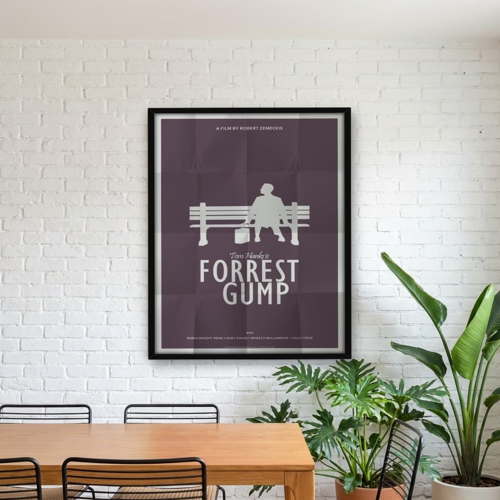 Quadro Decorativo Forrest Gump - Minimalista