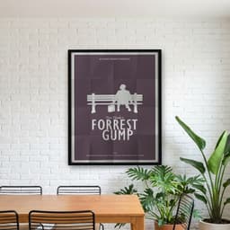 Quadro Decorativo Forrest Gump - Minimalista
