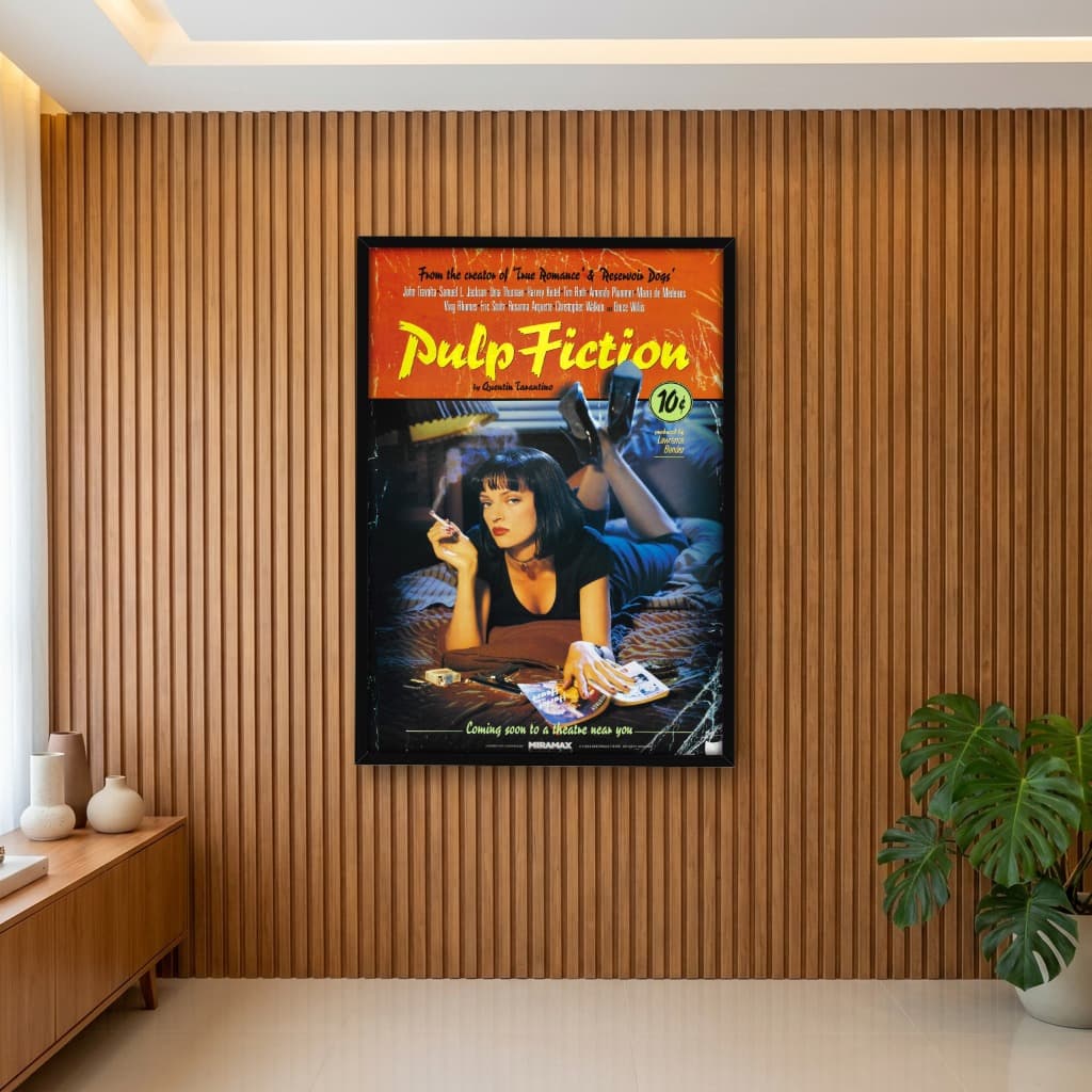 Quadro Decorativo Pulp Fiction - Tempo de Violência - opção 2