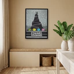 Quadro Decorativo Edward Mãos de Tesoura - Minimalista