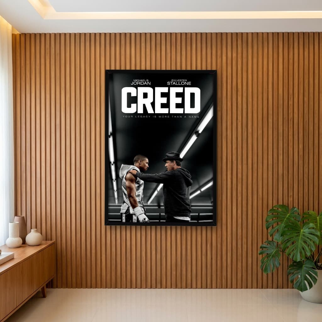 Quadro Decorativo Creed: Nascido para Lutar