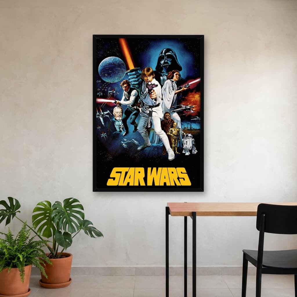 Quadro Decorativo Star Wars: Episódio IV - Uma Nova Esperança