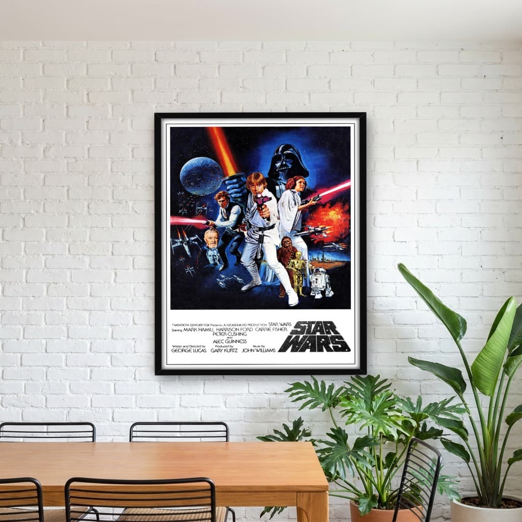 Quadro Decorativo Star Wars: Episódio IV - Uma Nova Esperança - Clássico