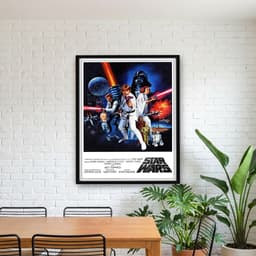 Quadro Decorativo Star Wars: Episódio IV - Uma Nova Esperança - Clássico