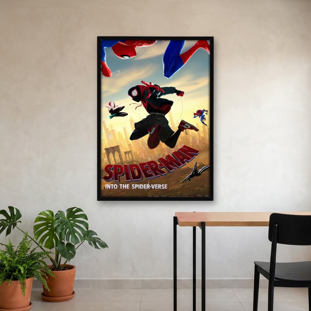 Quadro Decorativo Homem-Aranha no Aranhaverso - Opção 2