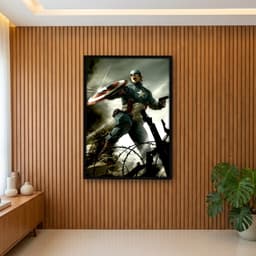 Quadro Decorativo Capitão América: O Primeiro Vingador - Arte