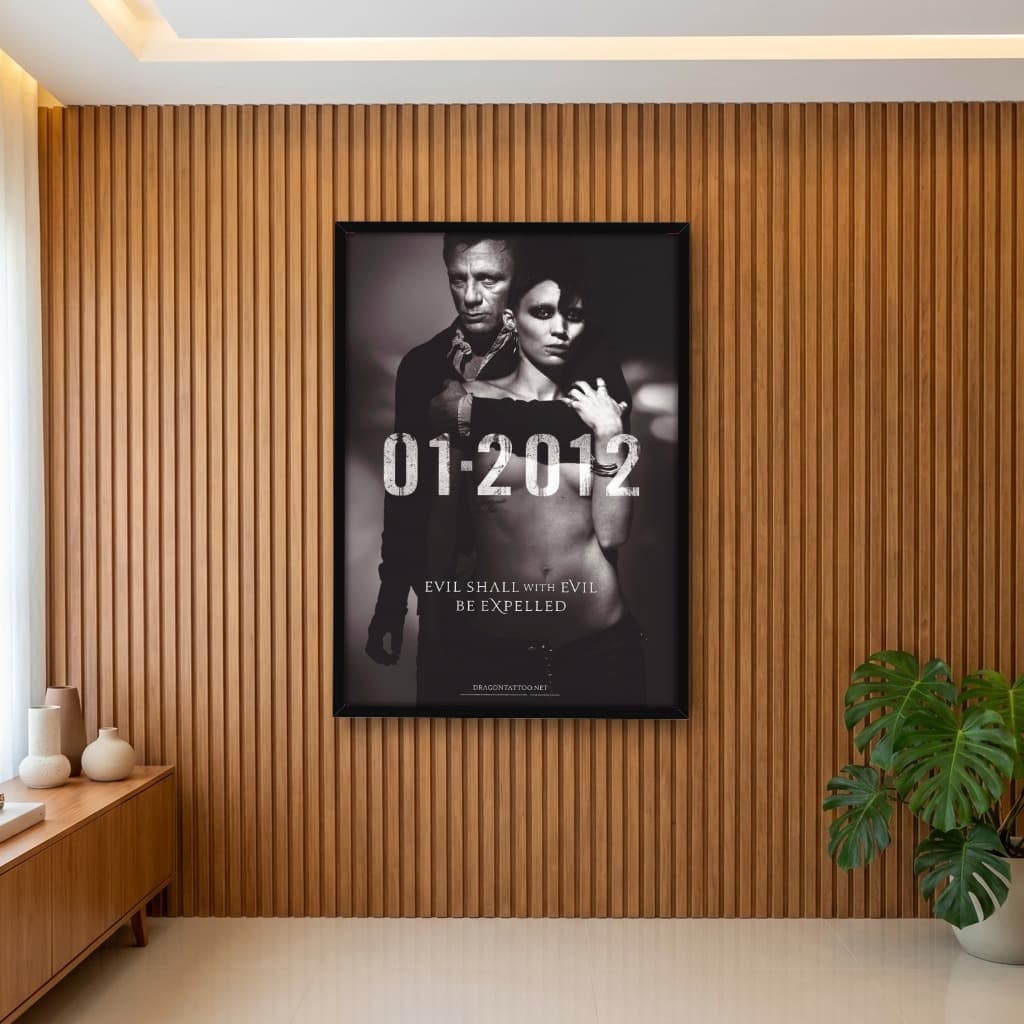 Quadro Decorativo Millennium - Os Homens que Não Amavam as Mulheres