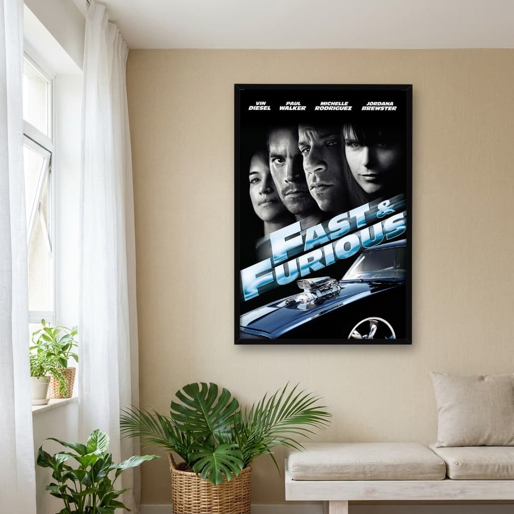 Quadro Decorativo Velozes & Furiosos 4