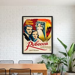 Quadro Decorativo Rebecca, A Mulher Inesquecível