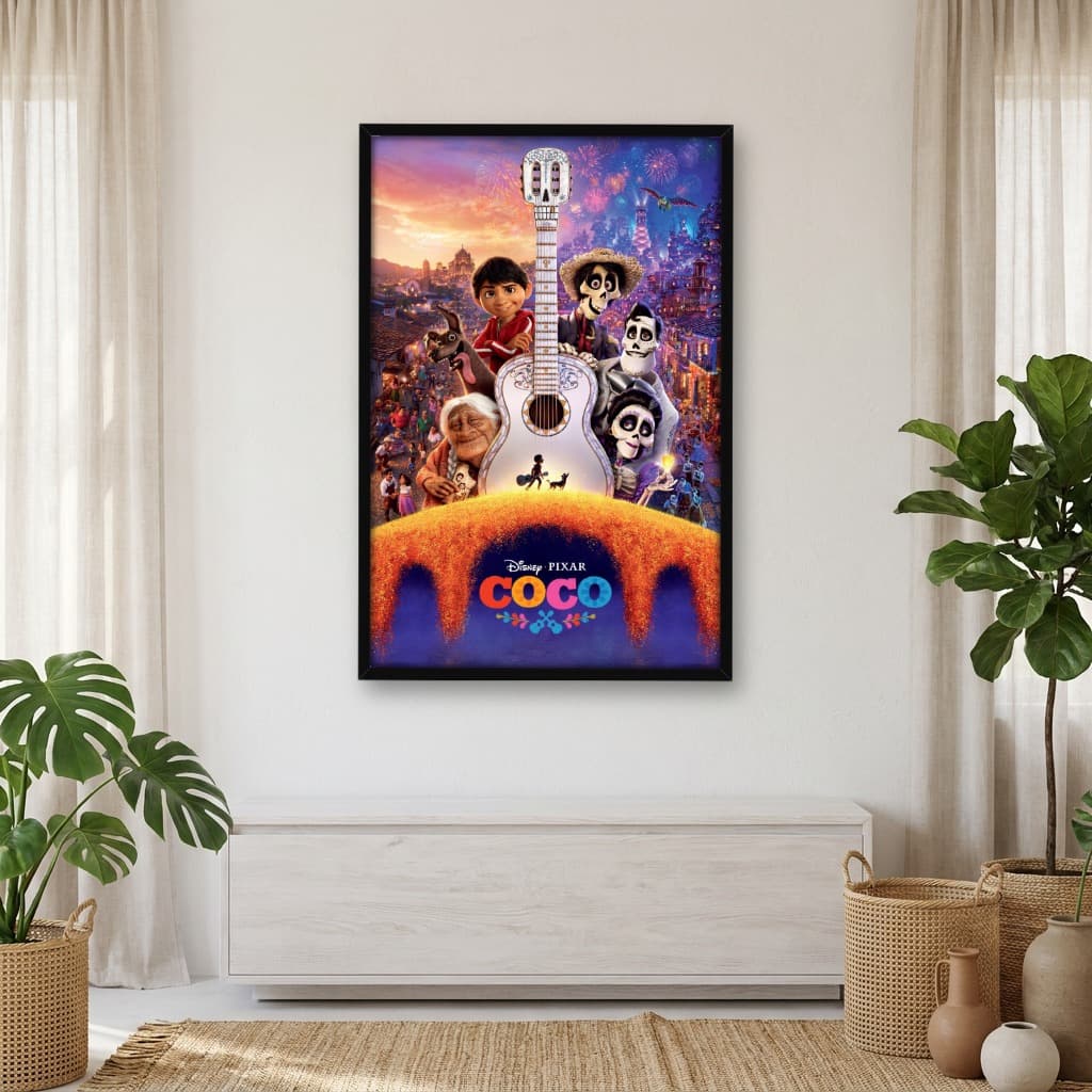 Quadro Decorativo Viva: A Vida é uma Festa