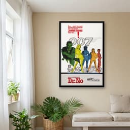 Quadro Decorativo Contra o Satânico Dr. No - 007