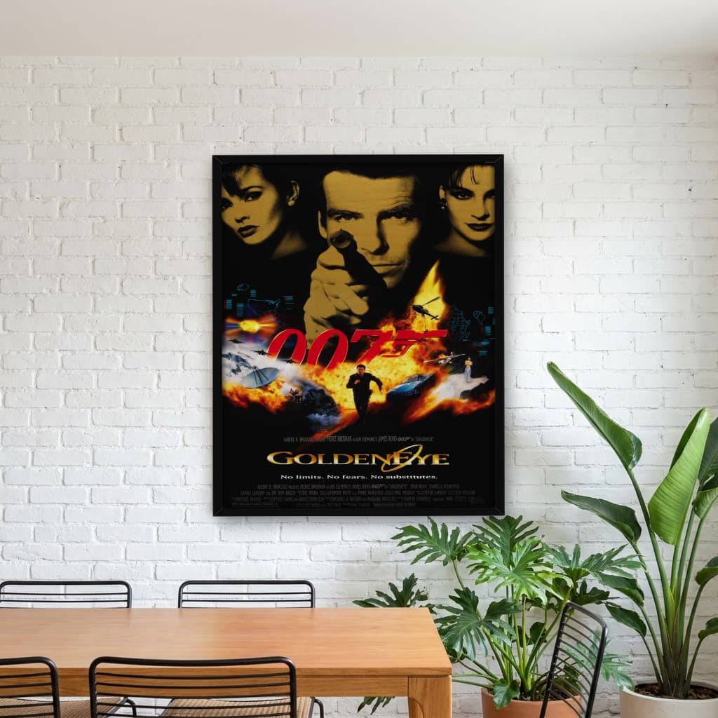 Quadro Decorativo Contra GoldenEye - 007