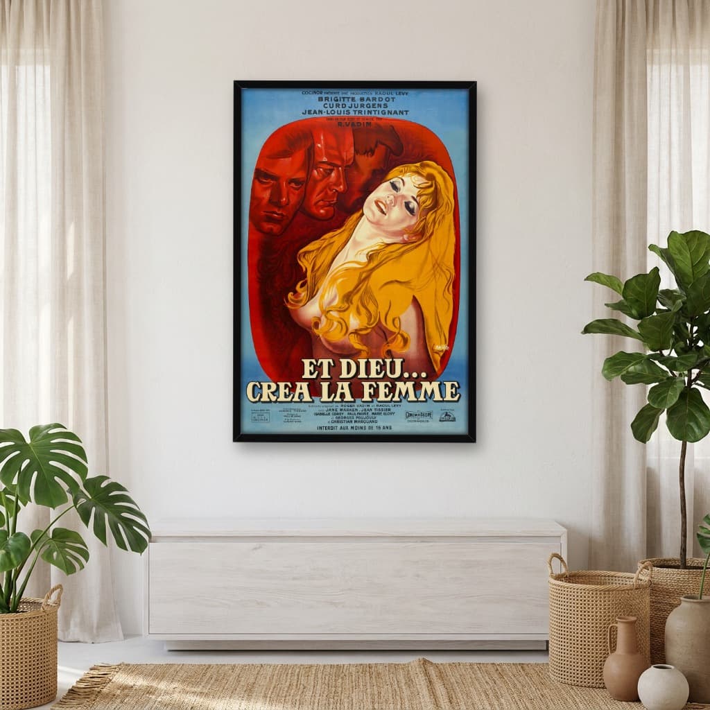 Quadro Decorativo E Deus Criou a Mulher