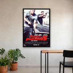 Quadro Decorativo Velozes e Furiosos 5 Operação Rio