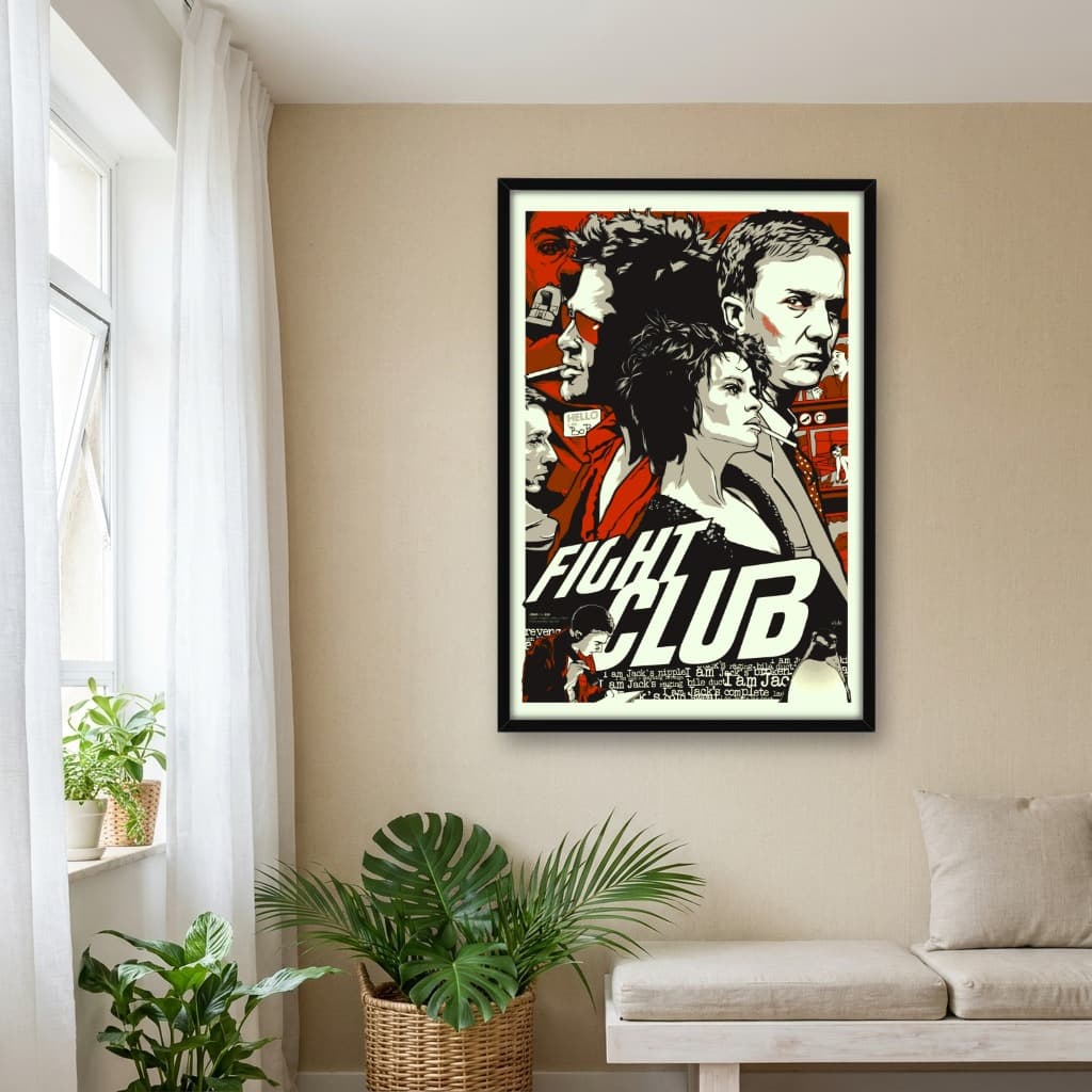 Quadro Decorativo Clube da Luta - Arte