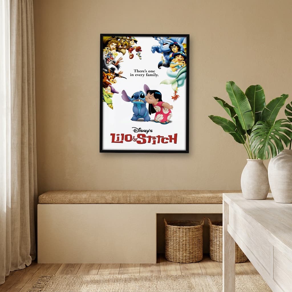 Quadro Decorativo Lilo & Stitch