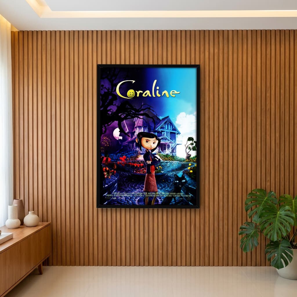 Quadro Decorativo Coraline e o Mundo Secreto