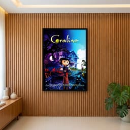 Quadro Decorativo Coraline e o Mundo Secreto